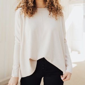 CJLA “scout” cream sweater